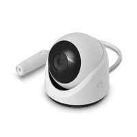 Cámara de Seguridad Turret Color Blanco / Alimentación PoE/ Resistente a Manipulaciones IK04/ Sensor de Imagen 1/1.8" 8MP/ Ajuste Manual 3 Ejes