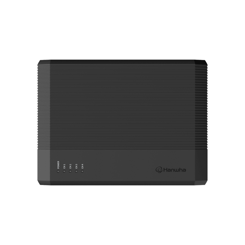 Modulo para camaras pinhole lentes remotos AI 4 Canales 2MP / Análisis Inteligente IVA / WiseStream AI / 4 Entradas Audio / PoE+ / Secure Element FIPS 140-3
