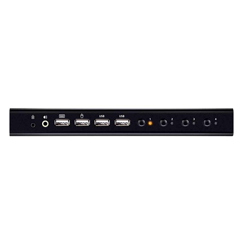 Switch KVMP USB HDMI 4witch KVM HDMI 4 Puertos | 4K DCI | USB 2.0 | Hotkeys | Video DynaSync | Plug & Play