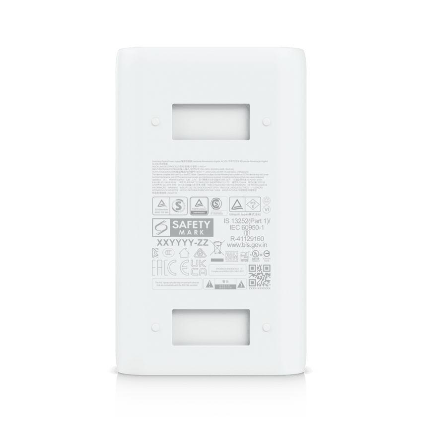 Adaptador PoE++ / 48V DC @ 1.25A/ hasta 60W / Gigabit LAN / Protecciones de Sobretensión