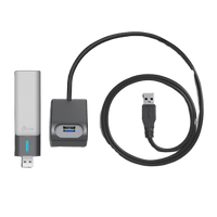 Adaptador USB Wireless Wi-Fi 6 / AX3000 (2402 Mbps + 574 Mbps) / Antenas de Alta Ganancia / USB 3.0 / Baja Latencia Gaming / WPA3 / Cuna Desmontable con Cable 1.2 m (3.9 ft)