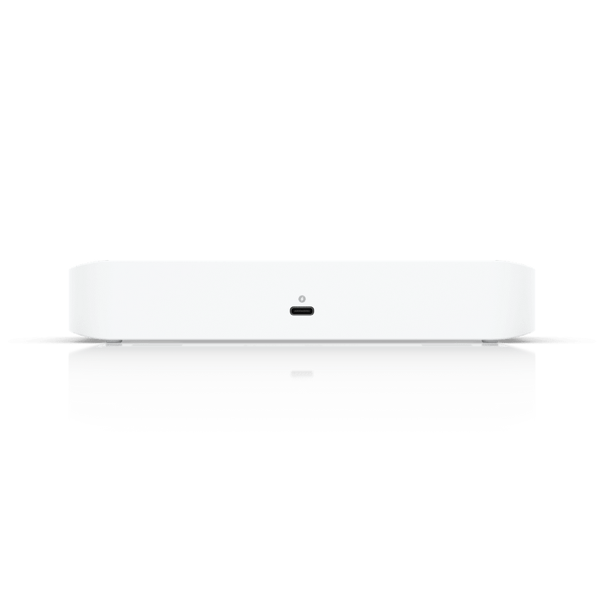 USW Flex XG Switch Capa 2, Compacto de 4 Puertos 10GbE, Puede ser Alimentado por un Puerto GbE PoE+ o con un Adaptador 5 Vcc USB-C