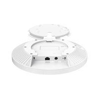 Punto de Acceso Omada / Wi-Fi 7 BE12000 MU-MIMO 4x4 / 1 Puertos 10/2.5 Gbps / Mesh Omada / Operaciones Multiencale (MLO) / Configuración por Controlador o Stand-Alone / Para Montaje en Techo/pared / Alimentación PoE+