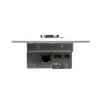 Transmisor HDBaseT | HDMI y VGA | Placa de Pared US / PoH (4K a 100 m) | (HDBaseT Class A) (PoH PD)