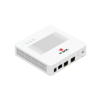 Mini OLT de 1 Puerto GPON SC/UPC con 3 puertos Uplink (2 puertos Gigabit Ethernet + 1 puerto SFP/SFP+) , hasta 64 ONUs / ONTs