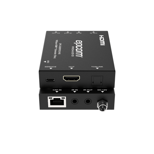 Extensor HDMI 4K@60Hz | PoC Bidireccional | HDR y Dolby Vision | Audio ARC y Óptico | Transmisión hasta 70m por CAT6