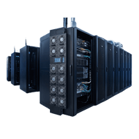 Enfriador de Puerta Trasera para Rack 42U / 800W Agua Refrigerada / 12 Ventiladores DC Hot-Swap / Ethernet SNMP Modbus / Hoffman RackChiller RDHX PRO