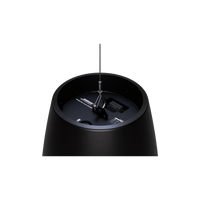 Altavoz Colgante Luna | Designmax | Sistema de Rango Extendido | Array Circular Ring Array™ 8 Drivers | Woofer 8" Integrado | Cobertura 140° | Color Negro