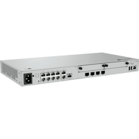 Router Empresarial / LAN: 1 SFP+ & 8×GE / WAN: 1 × SFP+ & 2×GE / 500 Usuarios / 128 APs Gestionables / 1,000 Túneles IPsec / 3 Gbps / Firewall NGFW IPS Antivirus