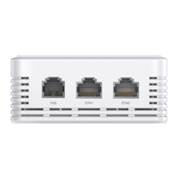 Punto de Acceso GPON Omada / WiFi 6 AX1800 / 1 puerto GPON / 1 Puerto FXS / 2 Puertos 10/100/1000 RJ45 / Mesh Omada / Configuración por Controlador o Stand-Alone / Para Montaje en Pared