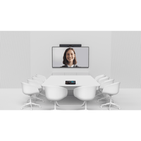 Barra de Videoconferencia Yealink A50 con IA y Consola Táctil CTP25, Todo en Uno para Salas Medianas y Grandes con Seguimiento Automático del Hablante
