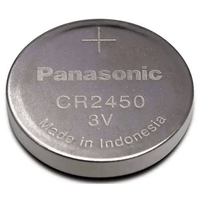 Batería de Litio tipo Moneda 3V / CR2450/ Tira c/5pz  (No recargable)
