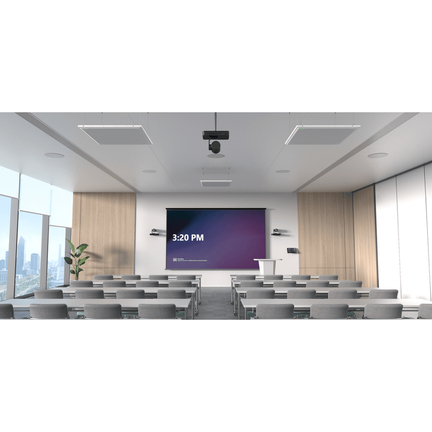 Sistema de Videoconferencia MVC-S98-C5U-004 de Yealink diseñado para Salas Extra Grandes con Triple Cámara Inteligente y Funciones Avanzadas de IA