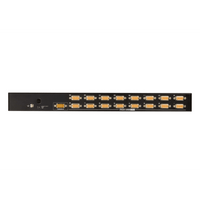 Switch KVM | 16 Puertos | Control 64-256 Computadoras | USB-PS/2 Dual Interface | Video 2048x1536 | Hotkey-OSD | Rack Mount 1U