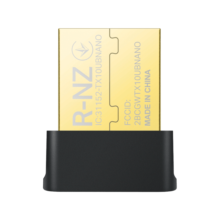 Adaptador USB Nano Wi-Fi 6 / Dual Band 600 Mbps en 5 GHz / 287 Mbps en 2.4 GHz / Bluetooth 5.3 BLE / WPA3 / Driver Pre-Cargado / 802.11ax