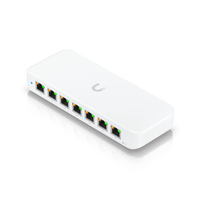 USW Ultra Switch de 8 Puertos GbE (7 Puertos PoE+ y 1 Puerto Entrada PoE++) con Opciones de Montaje Versátiles