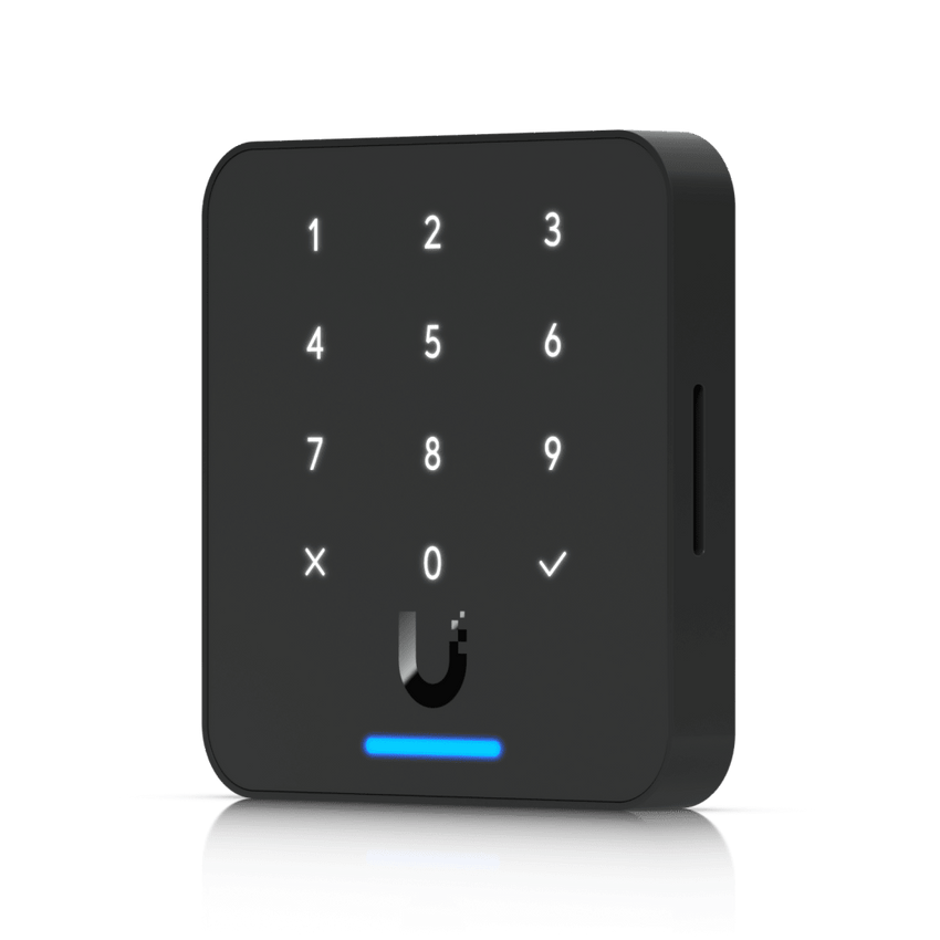 Lector de Acceso G3 Flex con Teclado y NFC, Compatible con App UniFi Identity y Touch Pass, Uso con Guantes o Humedad, Resistencia IP55 y Alimentación PoE