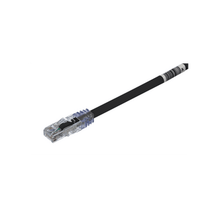 Cable de Parcheo UTP, Cat6A, 24 AWG, CM, Color Negro, 3.05 Metros (10 Pies)