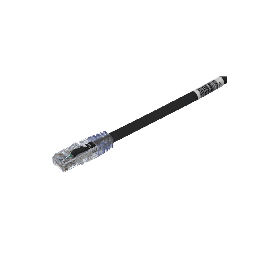 Cable de Parcheo UTP, Cat6A, 24 AWG, CM, Color Negro, 3.05 Metros (10 Pies)