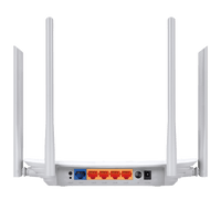 Router Inalámbrico WISP / Doble Banda AC1200 / AgiNet Config - AgiNet ACS / 4 Antenas Externas Omnidireccional / 4 Puertos LAN 10/100 Mbps / 1 Puerto WAN 10/100 Mbps / MU-MIMO 2x2