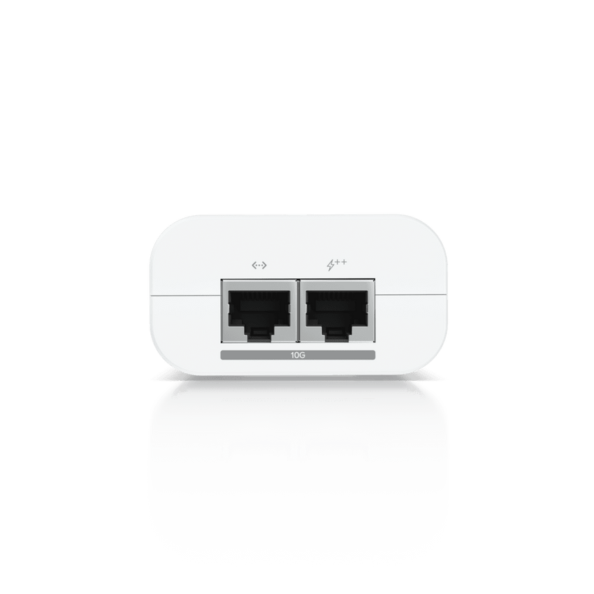 Adaptador PoE++ / 54V DC @ 1.12A / hasta 60W / Puertos 10 GbE / Protección de Sobretensiones