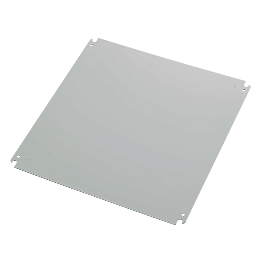 Gabinete de Uso Exterior MAS 600 x 600 x 400 mm NEMA 4/12/13; IP66; IK10 de Acero Dulce 1.5 mm con Platina de Montaje Incluida Color Gris Claro