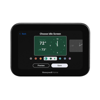 Termostato Inteligente ElitePRO / S1200 Smart Thermostat / Negro / Pantalla 5" / 4H-2C Bomba Calor / 3H-3C Convencional / Control IAQ / Video Doorbell / Redlink+WiFi+Bluetooth+Matter