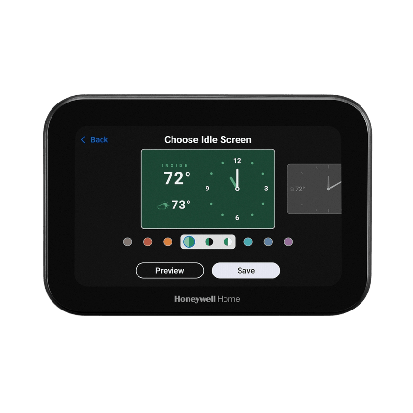 Termostato Inteligente ElitePRO / S1200 Smart Thermostat / Negro / Pantalla 5" / 4H-2C Bomba Calor / 3H-3C Convencional / Control IAQ / Video Doorbell / Redlink+WiFi+Bluetooth+Matter
