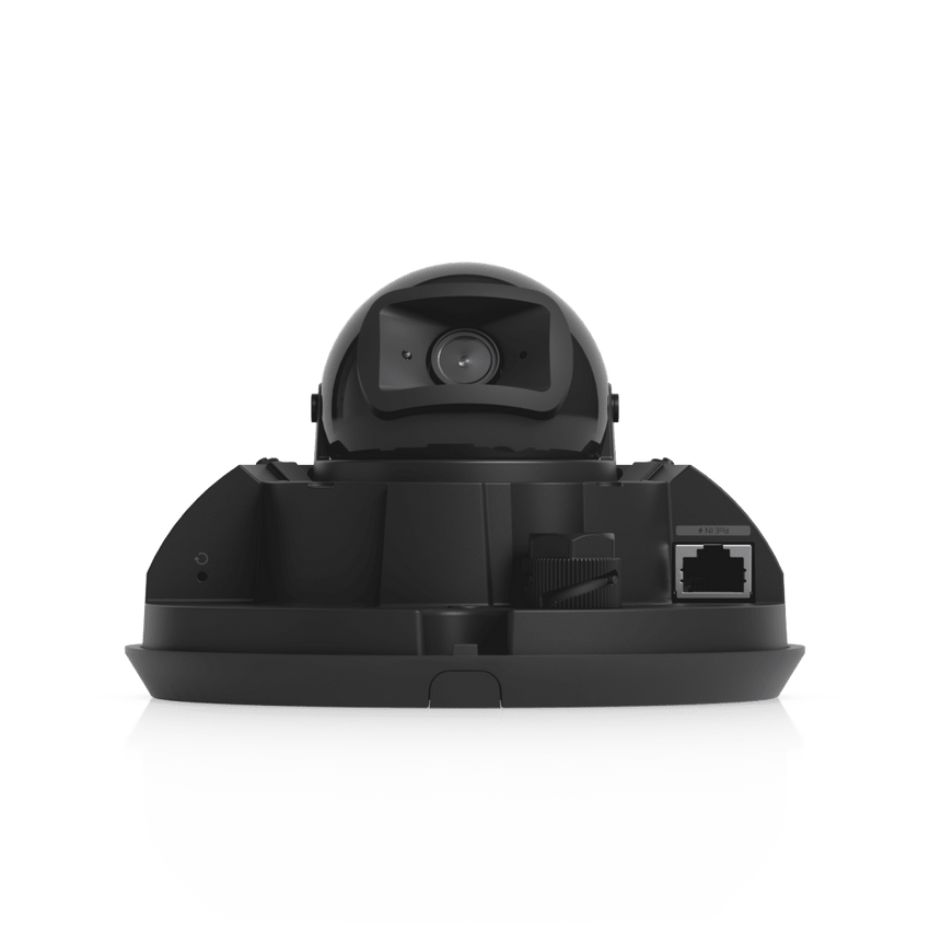 UniFi G6 Dome – Cámara 4K Antivandálica y Todo Clima con Sensor de 8 MP (1/1.8”), Motor de IA Multi-TOPS y Visión Nocturna Infrarroja de Largo Alcance, Color Negro