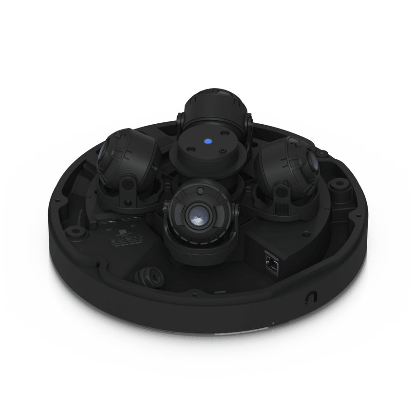 Cámara Multisensor AI de 32 MP con 4 Lentes Ajustables, Zoom Óptico 2.33×, Cobertura IR 360°, Motor AI Multi-TOPS y Alimentación PoE++ para Monitoreo de Amplia Cobertura
