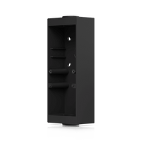 Caja de Conexión Color Negro para Lectores Profesionales UniFi Access y Doorbell, Montaje en Superficie Plana, Compatible con Conduit de 3/4”