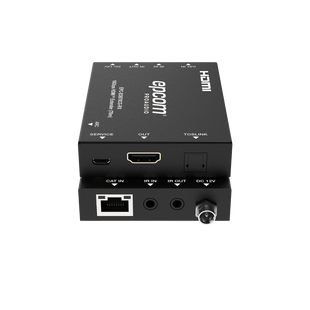 Extensor HDMI 4K@60Hz | PoC Bidireccional | HDR y Dolby Vision | Audio ARC y Óptico | Transmisión hasta 70m por CAT6