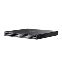Switch Omada L3 SDN Administrable / 48 puertos Gigabit y 6 puertos SFP+ / Funciones RIP, VRRP, Servidor DHCP / Administración centralizada OMADA / Fuente Redundante