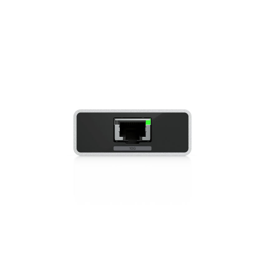 Adaptador USB-C a Ethernet 10 GbE Plug-and-Play que Permite Conectividad de Alta Velocidad en Equipos Compatibles con USB4 / Thunderbolt, Ideal para Entornos Profesionales de Red