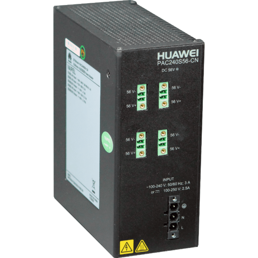 Fuente de alimentación para Riel DIN / Entrada 100-240 VCA / Salida 56 VCD / 240 W / Para Switch S210I-8P4SX