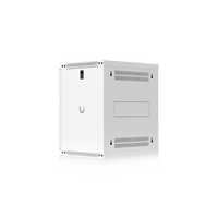 UACC Rack Cabinet 12U (550x 450 mm) - Gabinete Cerrado para Montaje en Pared con Puerta Frontal Perforada, Totalmente Ensamblado con Ventiladores Integrados y Paneles Removibles