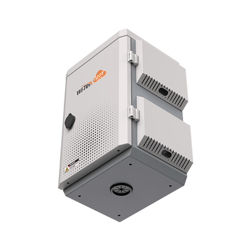 Gabinete de Acero Ventilado para Exterior 180 x 340 x 160 mm con Rieles DIN y 4 Placas Laterales para Montaje de Equipos por Fuera