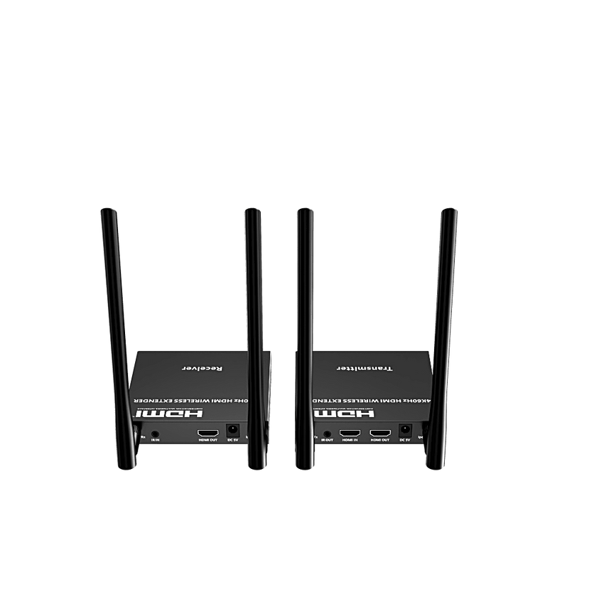 Kit Extensor Inalámbrico HDMI | 4K@60Hz 4096x2160 | Tecnología ipcolor STREAM | Banda 5G 5.18-5.24 GHz | Distancia 50 m | Conexión de Hasta 1 a 4
