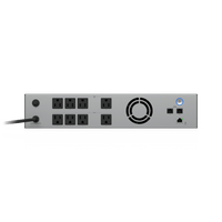 UniFi UPS Rackmount / 1.5kVA 1000W / 8 Contactos NEMA 5-15R / Batería Reemplazable 216Wh / 8 Minutos Autonomía Media Carga / Graceful Shutdown UNVR-UNAS / Soporte NUT
