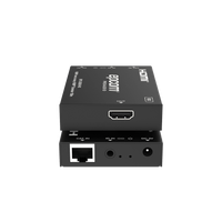 Extensor HDMI™ Sobre IP | Codificador Y Decodificador | 150m Por Cable CAT6 | Compatible Con Red Gigabit | Video Full HD | Compresión EZCast | Control IR Unidireccional