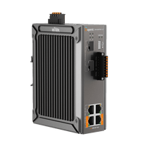 Switch Industrial Administrable / Gigabit con 2 Puertos PoE bt / 2 Puertos PoE af/at / 2 SFP Gigabit / Soporta RS485 / Presuepuesto PoE 128W