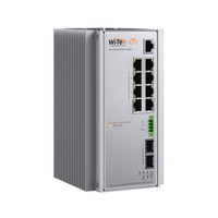 Switch Industrial Administrable Gigabit con 2 Puertos PoE bt + 6 Puertos PoE af/at o 24 V Pasivo + 2 SFP Gigabit, 240 W