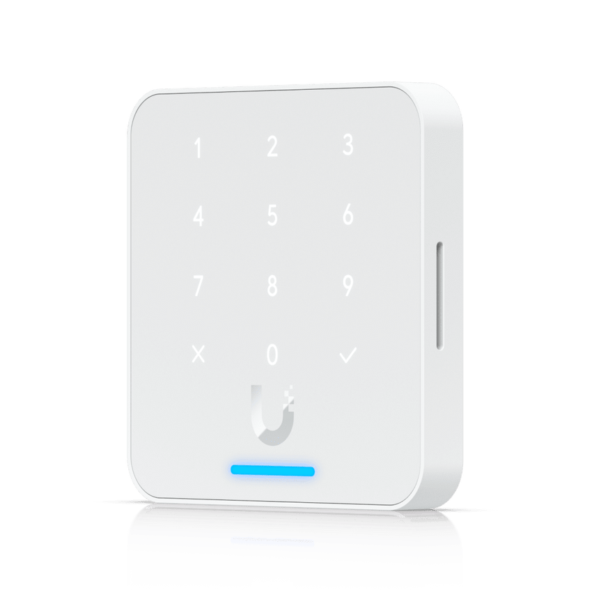 Lector de Acceso G3 Flex con Teclado y NFC, Compatible con App UniFi Identity y Touch Pass, Uso con Guantes o Humedad, Resistencia IP55 y Alimentación PoE