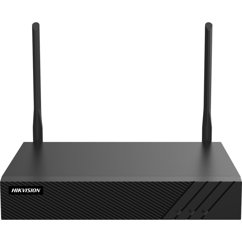 NVR 4 Megapixel / 4 canales IP / 1 Bahía de Disco Duro / 2 Antenas Wi-Fi / Salida de Vídeo Full HD