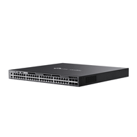 Switch Omada L3 SDN Administrable / 48 puertos Gigabit y 6 puertos SFP+ / Presupuesto PoE 1440 W / Funciones RIP, VRRP, Servidor DHCP / Administración centralizada OMADA / Fuente Redundante