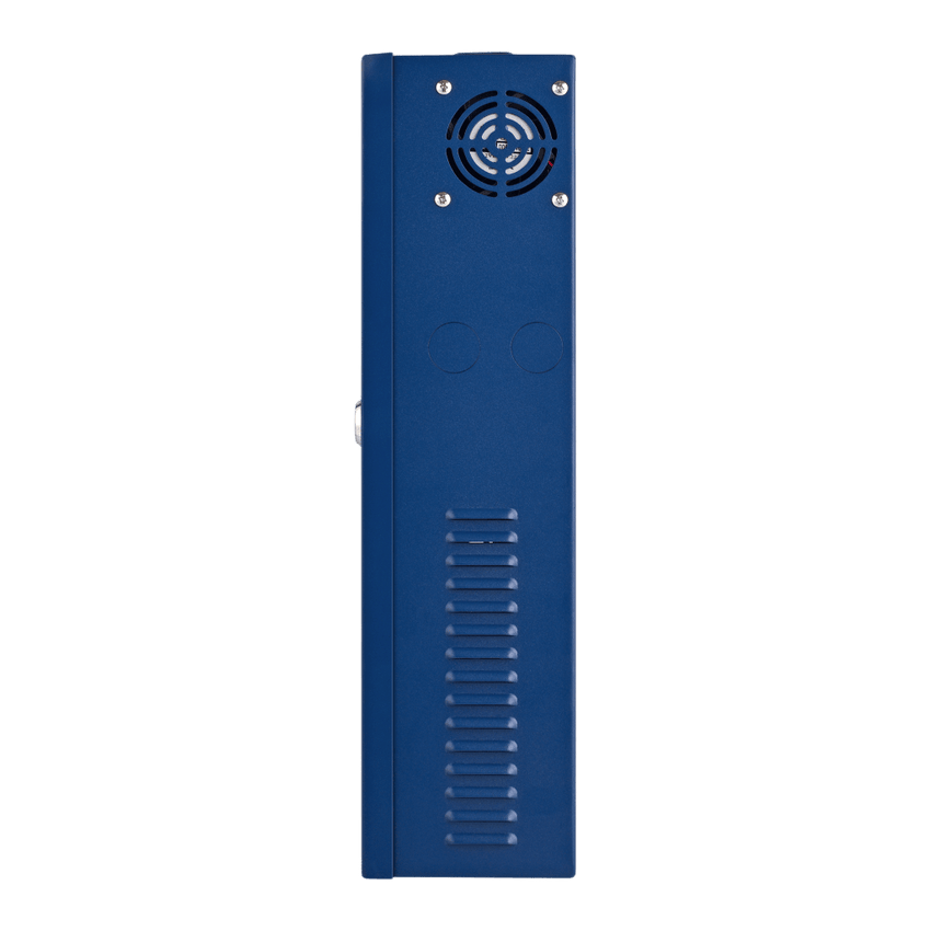 Fuente de poder profesional PoE (Power over Ethernet) de 8 puertos con capacidad total de 360W, diseñada específicamente para sistemas de videovigilancia CCTV y control de acceso.