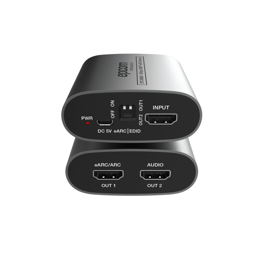 Extractor eARC HDMI | 18 Gbps | Audio Digital | Compatibilidad 4K HDR | Diseño Compacto