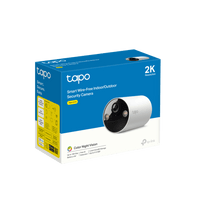 Cámara de Seguridad Inteligente / Resolución 2K 3MP (2304×1296 px) / Batería Recargable 6400 mAh / Visión Nocturna a Color / IP65 Exterior / Detección IA Persona / Almacenamiento Local microSD 512 GB / Compatible A