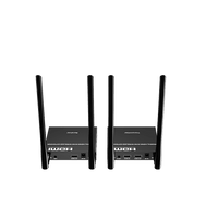Extensor Inalámbrico HDMI| Con KVM | 4K@60Hz 4096x2160 | Tecnología ipcolor | Banda 5G 5.18-5.24 GHz | Distancia 50 m | Conexión de Hasta 1 a 4