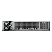 Servidor de Almacenamiento FlashStation FS3410 | 24 Bahías SSD SATA 2.5" | Intel Xeon D-1541 8 Núcleos | 16 GB RAM (Ampliable a 128 GB) | 356,500 IOPS Lectura | 129,400 IOPS Escritura | 4 Puertos 1GbE + 2 Puertos 10GbE